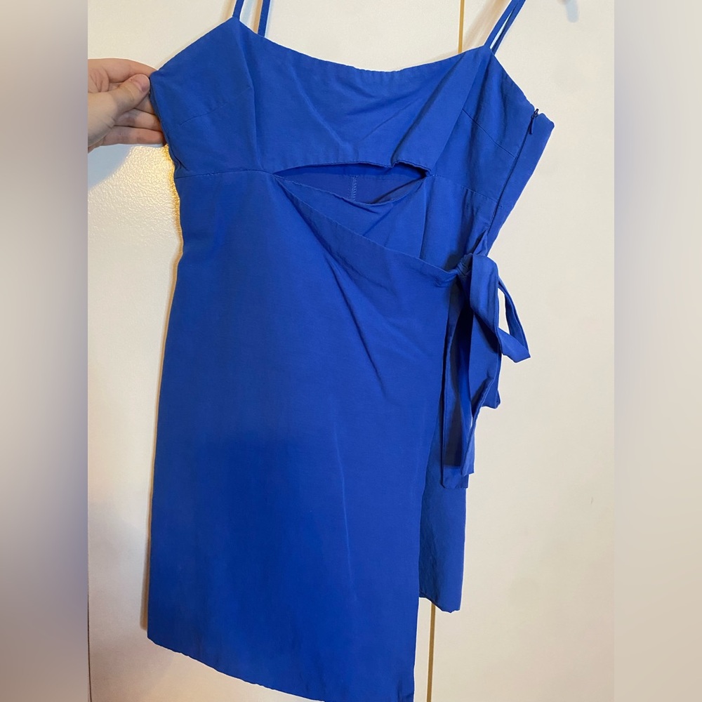 blue beachy summery skort romper